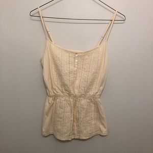 Lucky Brand Cream Camisole Top
